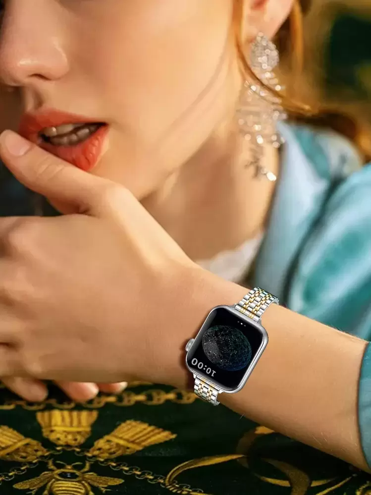 Apple Watch用 ステンレス鋼時計バンド - マルチカラー - 見る 5