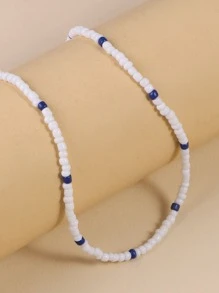 Collar con cuenta de dos tonos