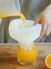 1入組豆漿牛奶咖啡酸奶過濾袋 - 白色 - 查看 3