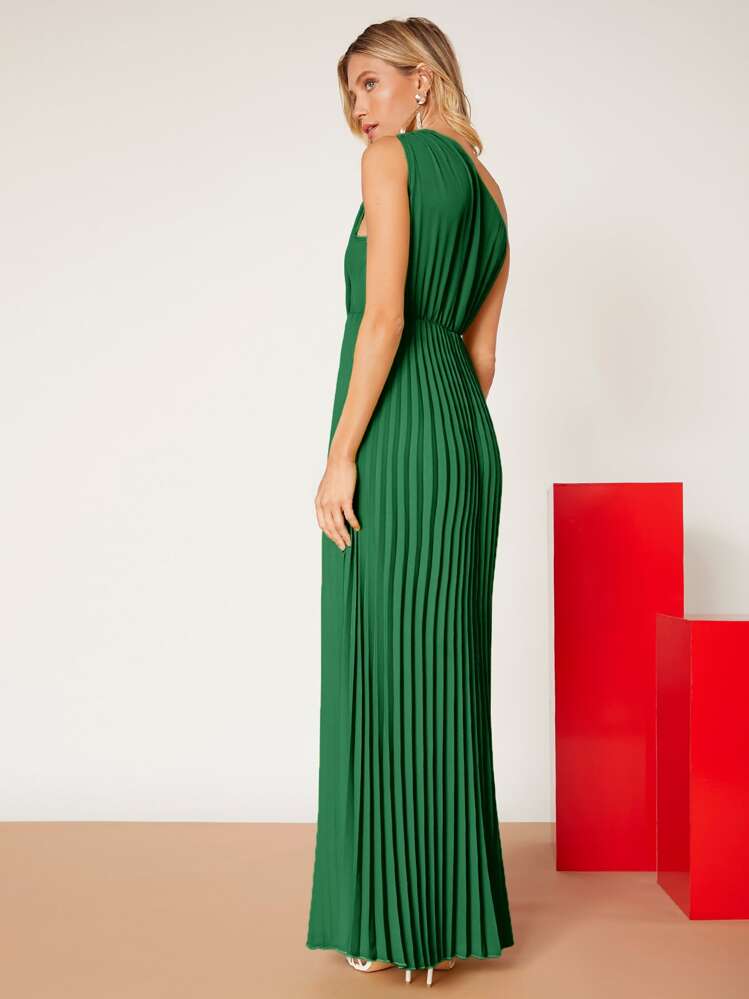 slim fit dress slacks SHEIN Modely One Shoulder Ruched Bodycon Dress | Dress
