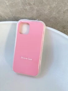 capa de telefone de cor sólida - Rosa - Ver 3