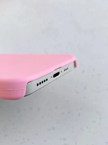 capa de telefone de cor sólida - Rosa - Ver 4
