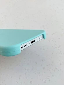 vỏ điện thoại màu đặc - Màu xanh Bạc hà - Xem 4