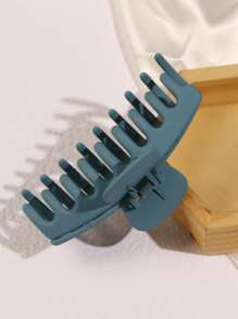 Minimalist Hair Claw - Dusty Blue - View 2