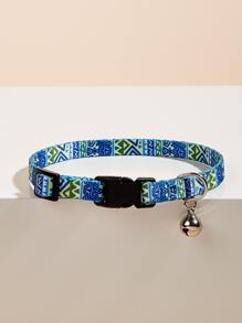 1入組幾何圖案寵物項圈適用於狗狗適用於戶外 - 彩色 - 查看 2