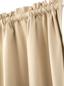 Màn Cửa màu trơn - Màu Khaki - Xem 2