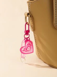 Bell & Heart 装饰 包袋饰品 粉色包袋配饰 礼品 情人节 时尚 新潮 适合青少年女孩 女士 大学生 老师 白领人士 新人与白领人士 礼品配饰 装饰 汽车配饰 女士 钥匙链饰品 包袋收纳袋 学校用品 教师礼品 返校 教师配饰 情人节 - 粉色 - 查看 2