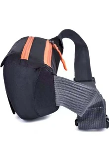 Letter Graphic Bum Bag Black For Running - Black - View 4