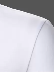 Manfinity Homme Men Contrast Trim Polo Shirt - White - View 6