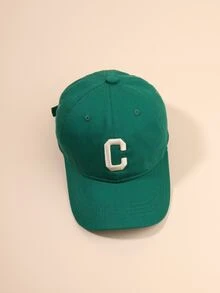 字母刺繡棒球帽 - 綠色 - 查看 2