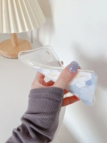 Flower Oil Painting Phone Case - Multicolor - View 3