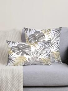 1 Vỏ gối in hình lá màu xám và vàng, thích hợp cho nhiều phòng, trong nhà/ngoài trời, vỏ gối có thể giặt được, trang trí nhà cửa, phòng, giường, ghế sofa, đệm ghế, mùa xuân và mùa hè, ngày của mẹ, đám cưới, đồ dùng tiệc sinh nhật, trang trí ngày lễ, tối giản, ghế sofa, văn phòng, gối trang trí dệt gia dụng - Nhiều màu - Xem 2