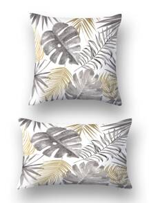 1 Vỏ gối in hình lá màu xám và vàng, thích hợp cho nhiều phòng, trong nhà/ngoài trời, vỏ gối có thể giặt được, trang trí nhà cửa, phòng, giường, ghế sofa, đệm ghế, mùa xuân và mùa hè, ngày của mẹ, đám cưới, đồ dùng tiệc sinh nhật, trang trí ngày lễ, tối giản, ghế sofa, văn phòng, gối trang trí dệt gia dụng - Nhiều màu - Xem 3