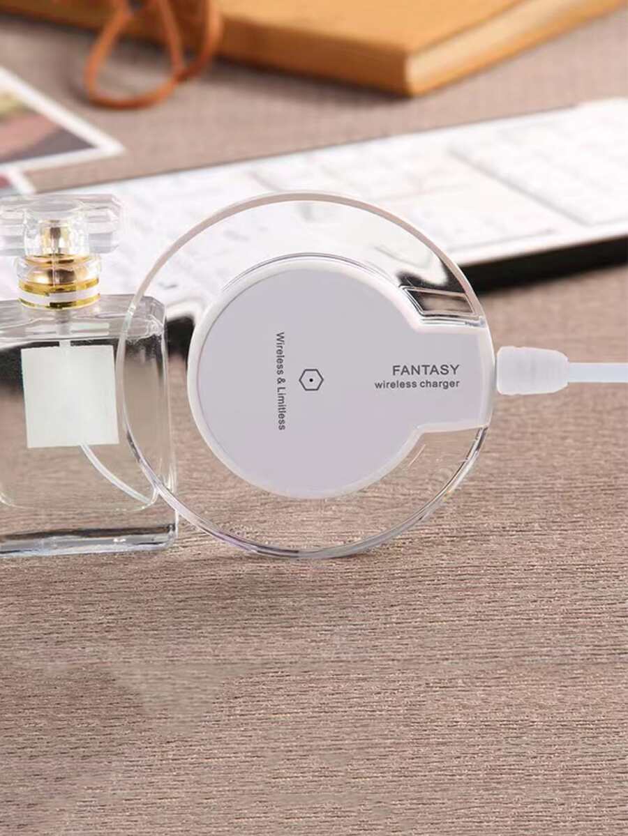 Cargador inalámbrico escritorio - Blanco - Ver 1