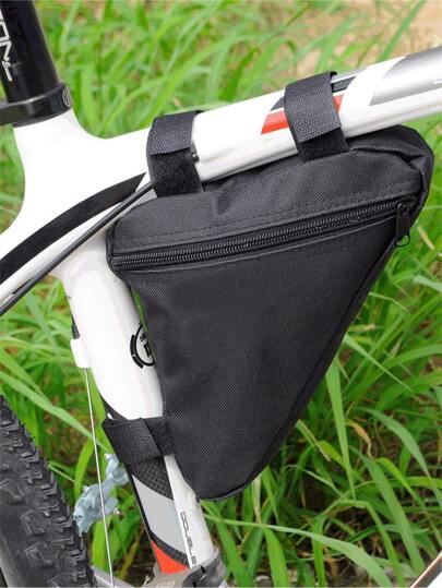 1pc Black Oxford Cloth Bike Storage Bag