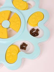 1入組花朵設計寵物漏食玩具