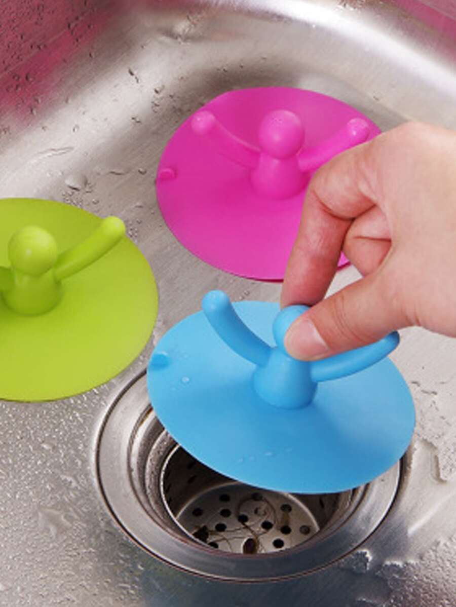 1pc Nắp thoát nước sàn màu ngẫu nhiên - Nhiều màu - Xem 1