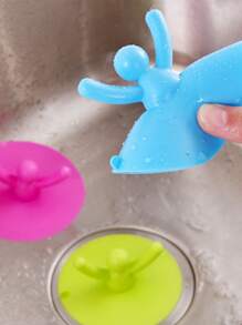 1pc Nắp thoát nước sàn màu ngẫu nhiên - Nhiều màu - Xem 5