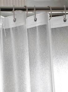 12pcs Plain Shower Curtain Hook Home Bathroom Decor Bathroom Accessories