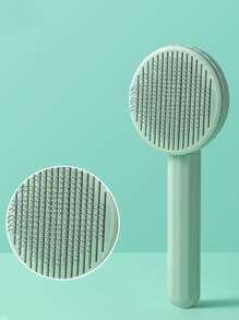 1 pieza Peine para mascota simple - Verde - Ver 5