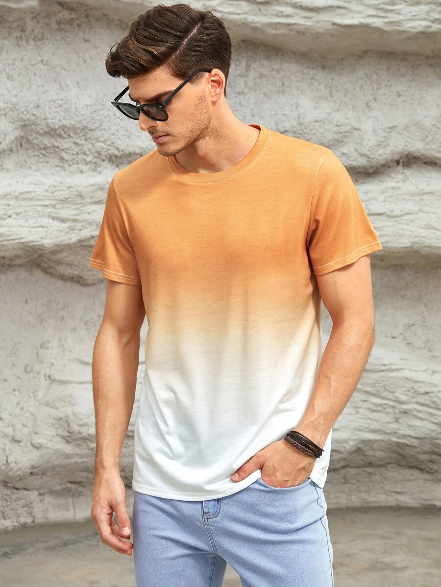 Manfinity Homme Men Ombre Print Tee