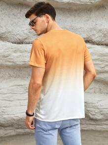 Manfinity Homme Men Ombre Print Tee