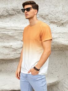 Manfinity Homme Men Ombre Print Tee