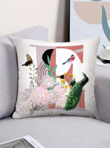 1入組動物和數字圖案靠墊套不附帶墊芯 - 彩色 - 查看 7