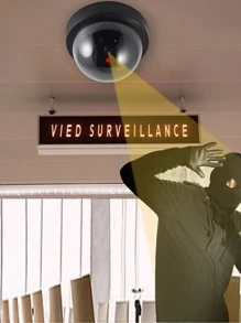 1pc Surveillance Camera Shaped Decoration Light - Black - View 1