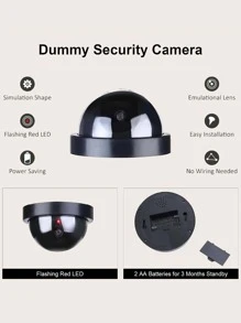 1pc Surveillance Camera Shaped Decoration Light - Black - View 5