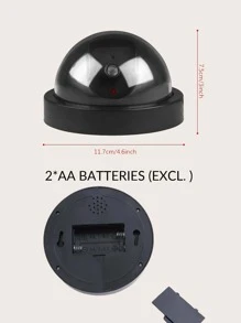 1pc Surveillance Camera Shaped Decoration Light - Black - View 7