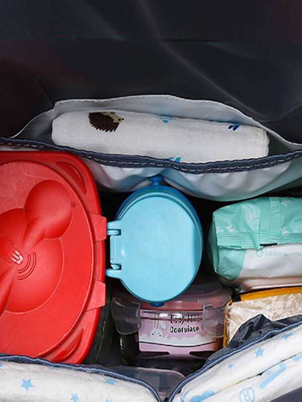 Waterproof, Large Capacity & Portable Baby Changing Station With Baby