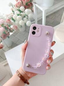 花朵手掌帶手機殼 - 紫色 - 查看 1