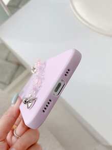 花朵手掌帶手機殼 - 紫色 - 查看 5