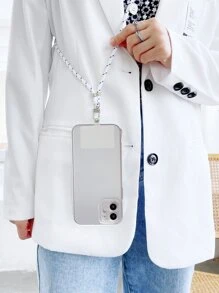 Funda de celular transparente con acollador - transparente - Ver 4