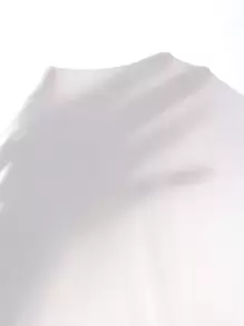 SHEIN PETITE 十字交叉後背繫帶吊帶洋裝 - 白色 - 查看 5