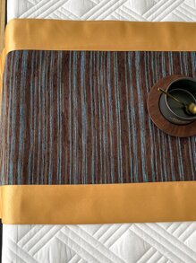 Jacquard Striped Pattern Bed Runner - Multicolor - View 5