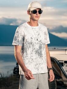 Hombres Camiseta de tie dye - Multicolor - Ver 3