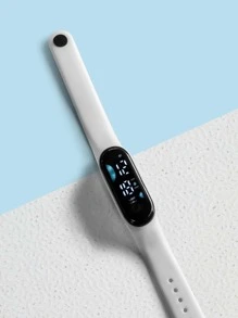 Kids Oval Dial Electronic Watch - White - View 4