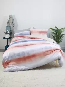 Graphic Pattern Duvet Cover Set Without Filler - Multicolor - View 1