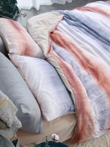 Graphic Pattern Duvet Cover Set Without Filler - Multicolor - View 2