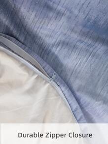 Graphic Pattern Duvet Cover Set Without Filler - Multicolor - View 4