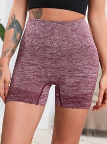 Easithlete Quần Shorts Thể thao Nữ màu trơn - Màu Tím - Xem 6