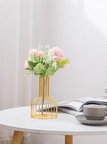 镂空花瓶设计装饰工艺最佳礼物 - 金色 - 查看 5