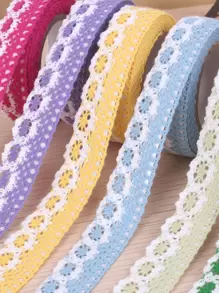 1roll Lace Decor Random Tape - Multicolor - View 1
