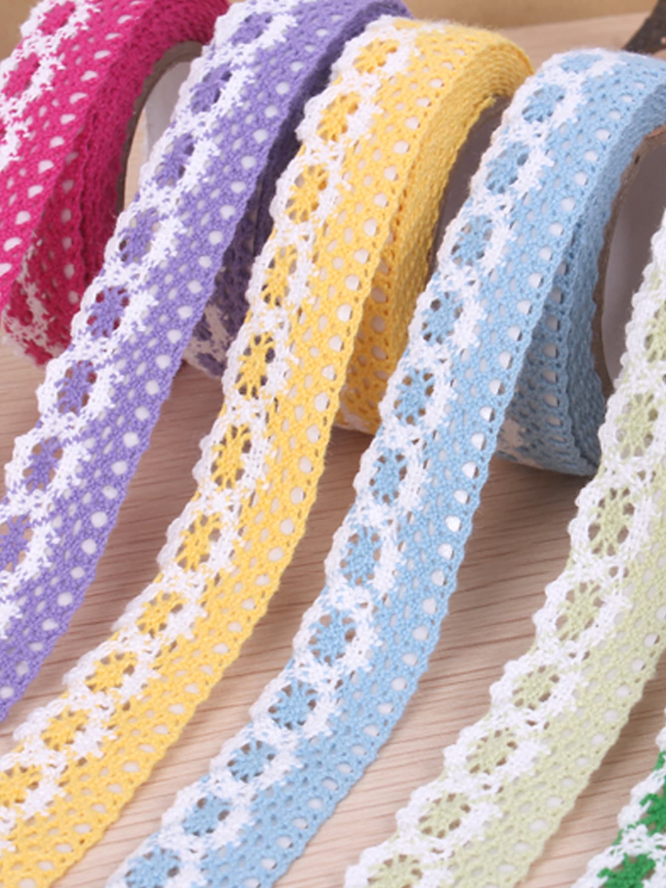 1roll Lace Decor Random Tape - Multicolor - View 1