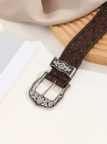 Boho 1pc Women Scroll Pattern Western Belt Halloween