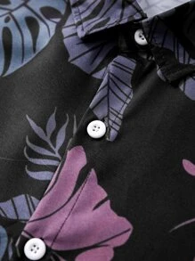 Manfinity RSRT Men Tropical Print Shirt Without Tee - Multicolor - View 6