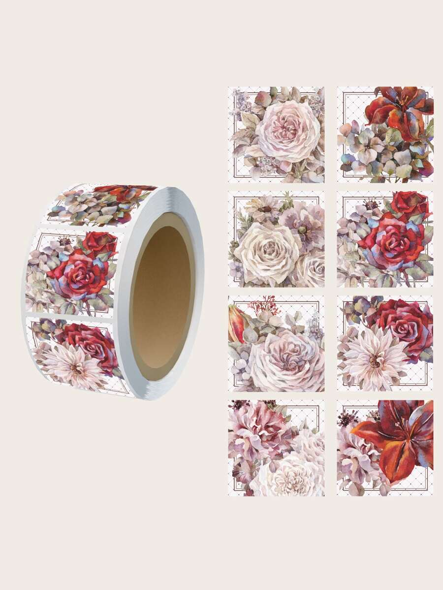 120pcs Floral Pattern Sticker