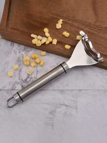 1入組不銹鋼玉米刨帶人體工學手柄玉米棒去除工具廚房小工具